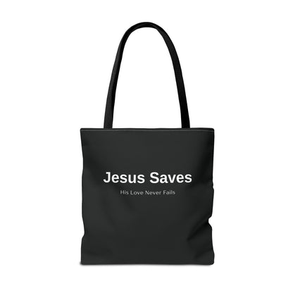 JESUS SAVES Premium Tote Bag