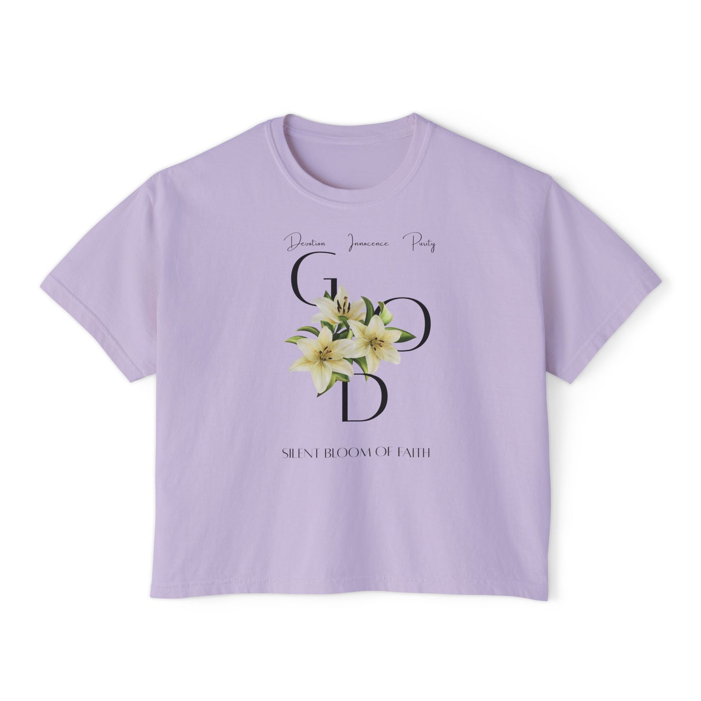 SILENT BLOOM Boxy Tee