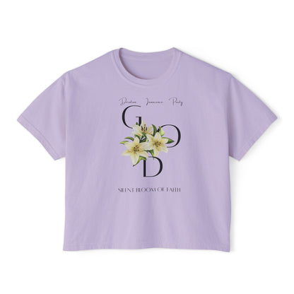 SILENT BLOOM Boxy Tee