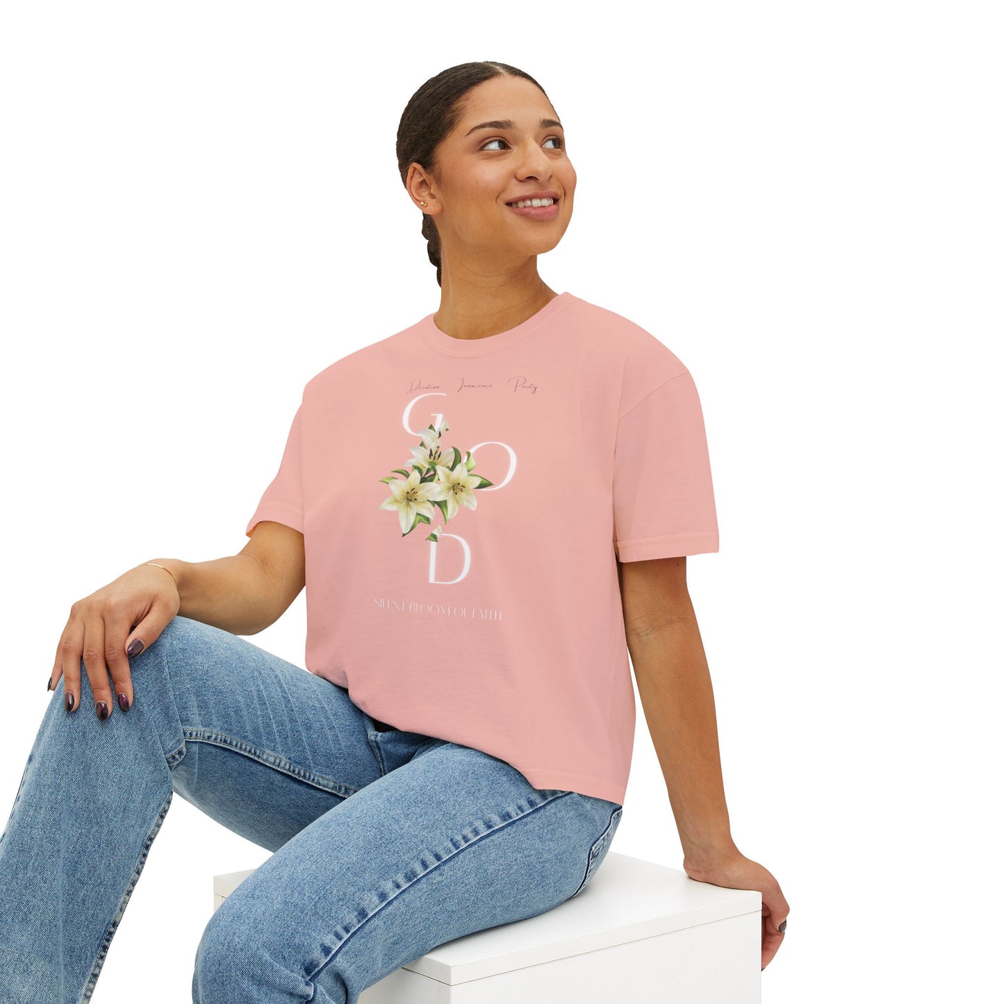 SILENT BLOOM Boxy Tee