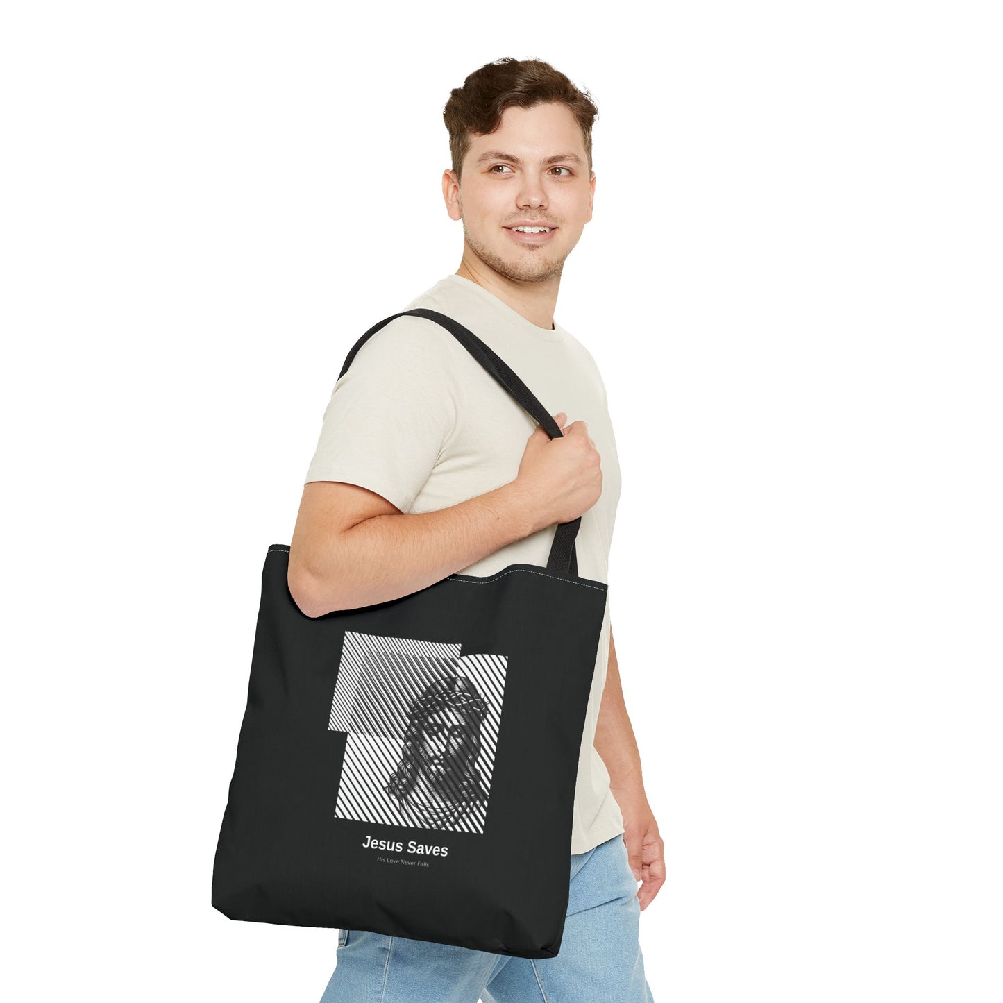 JESUS SAVES Premium Tote Bag