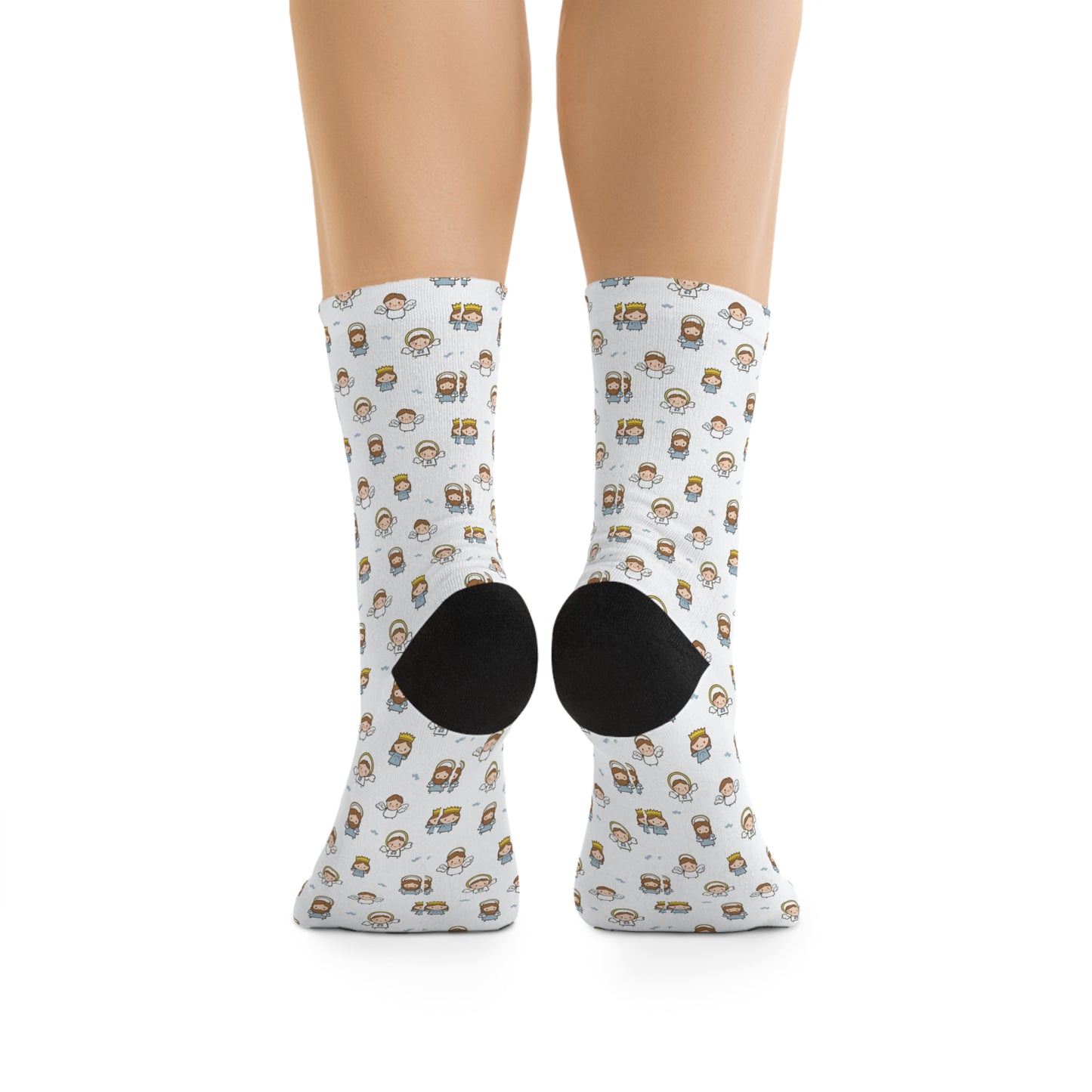 CUTE SAINT Recycled Crew Socks